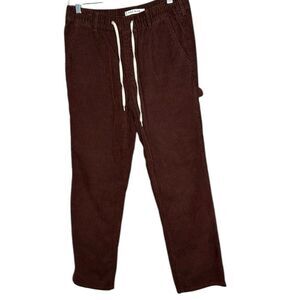 PacSun Men’s Brown Loose Fit Trouser Corduroy pants. Size Small.